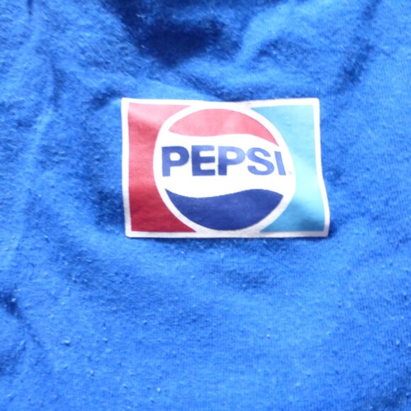FOREVER 21 X PEPSI blue cropped halter top - Picture 2 of 5